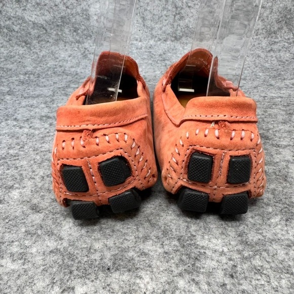 Mercanti Fiorentini Shoes Womens Size 6.5B Orange Suede Penny Loafers Driving - Picture 4 of 10